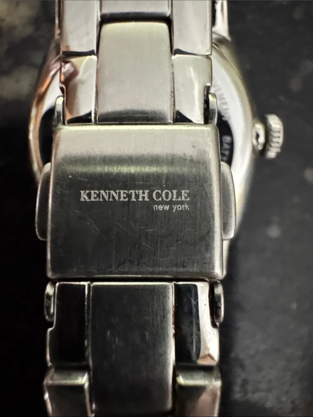 Kenneth Cole Silver-Tone Women's Link Bracelet Watch